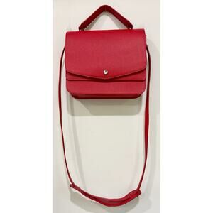 NWOT Elizabeth and James Red Leather Crossbody / Shoulder / Top-Handle Bag